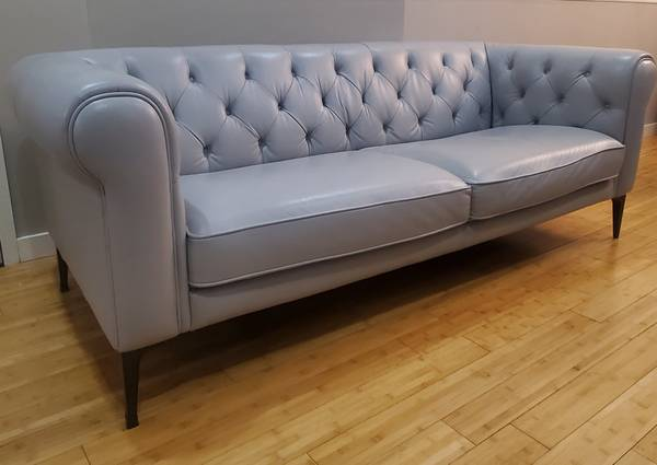Leather Tufted Couch