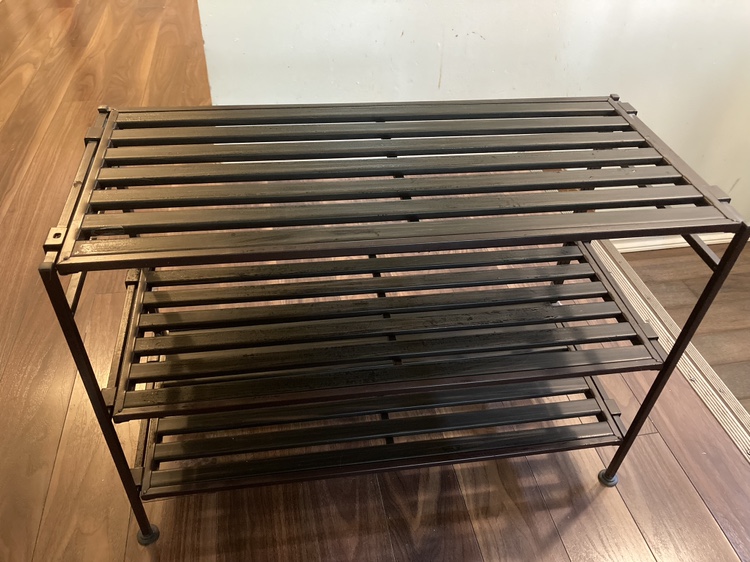 Two shoe racks，totaling $45 - photo 3