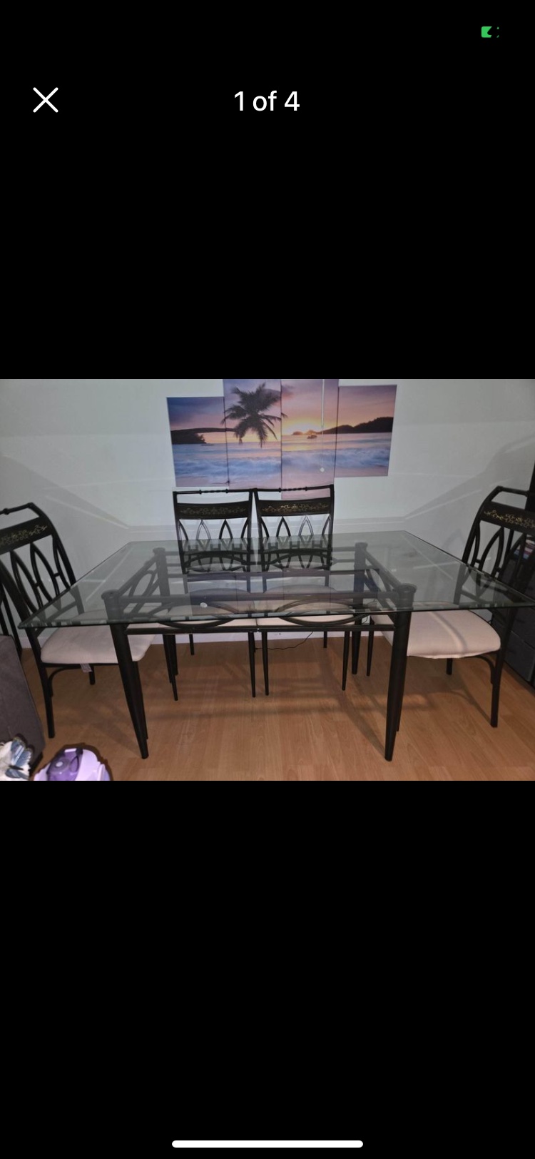 moving out sale 4  chair and table set. - photo 3