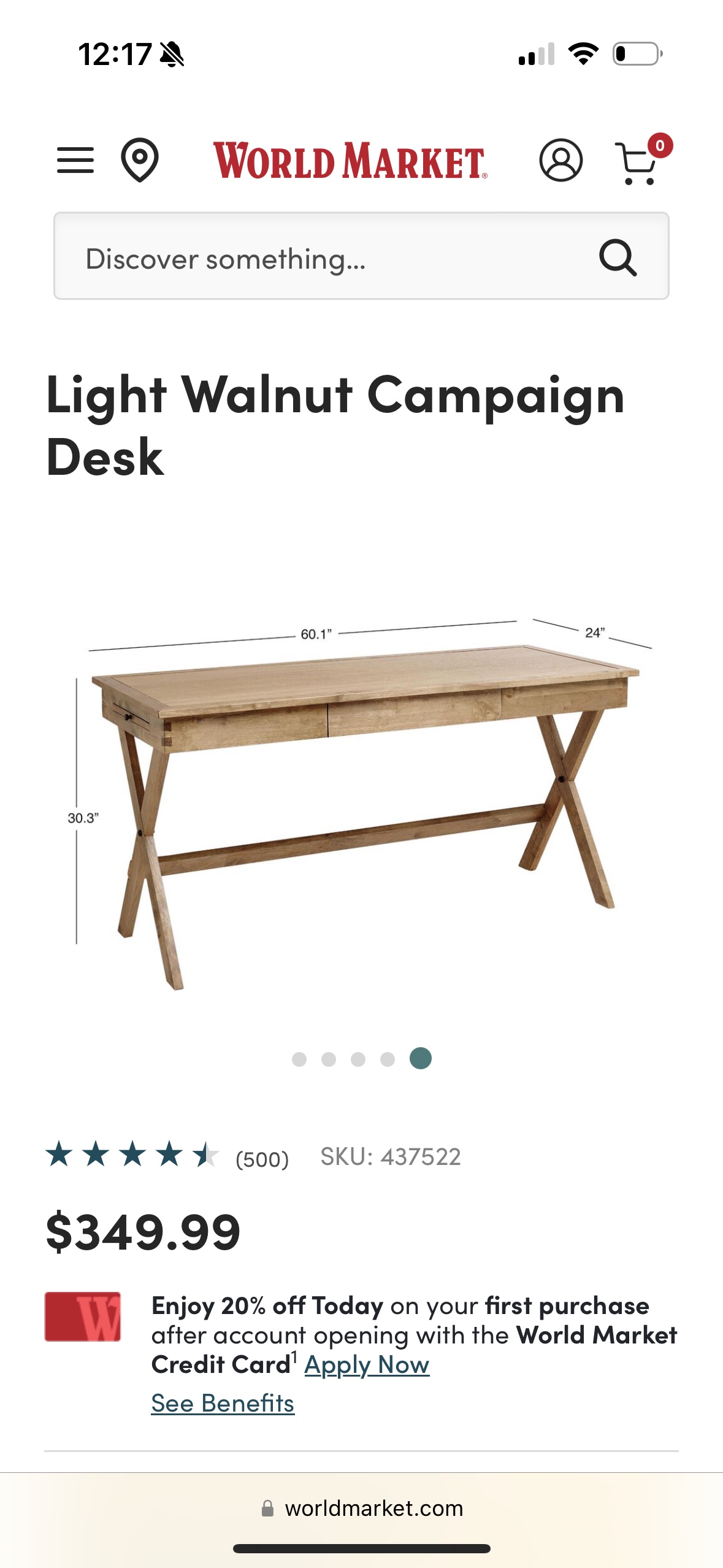 World Market Desk - photo 4