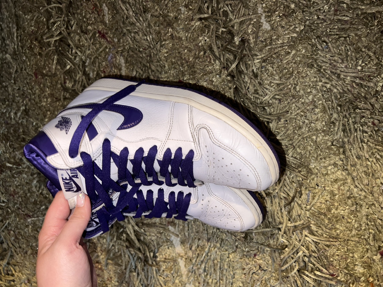 2021 Wmns Air Jordan 1 High OG 'Court Purple' - photo 4
