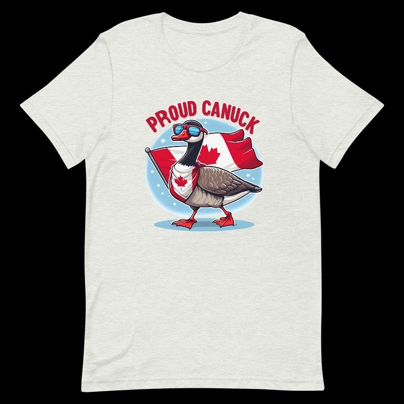 Proud Canuck Goose Funny Unisex t-shirt - photo 2