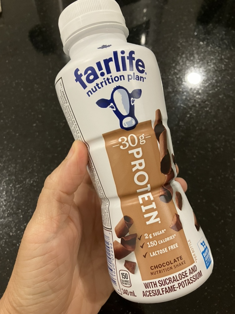 Fairlife high protein chocolate milk