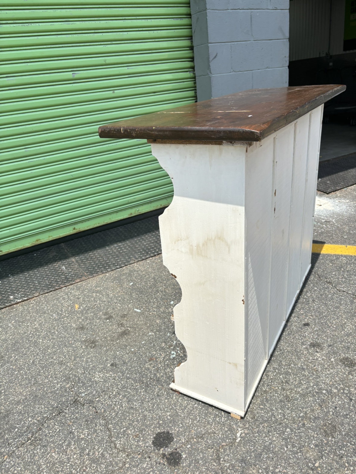 White Bar Stand with Wood Top - Perfect for a wedding! - photo 4
