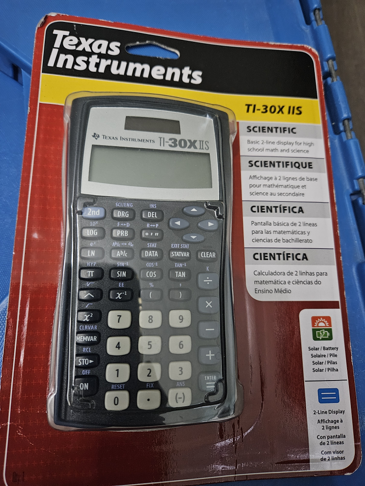 TI - 30 X IIS Calculator