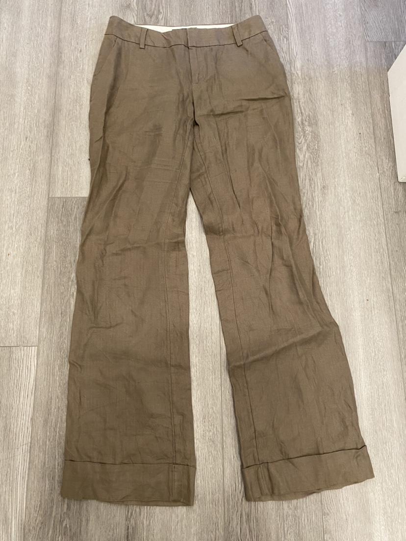 Banana Republic wide leg linen pants thumbnail