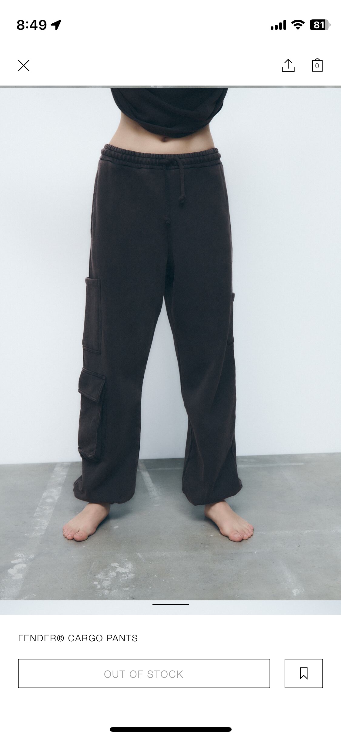 Zara Cargo jogger pants M - photo 3