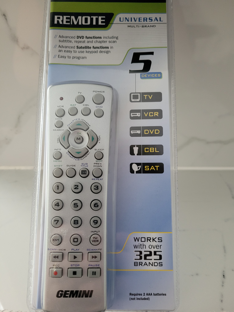 Gemini 5 Device Universal Remote - photo 3