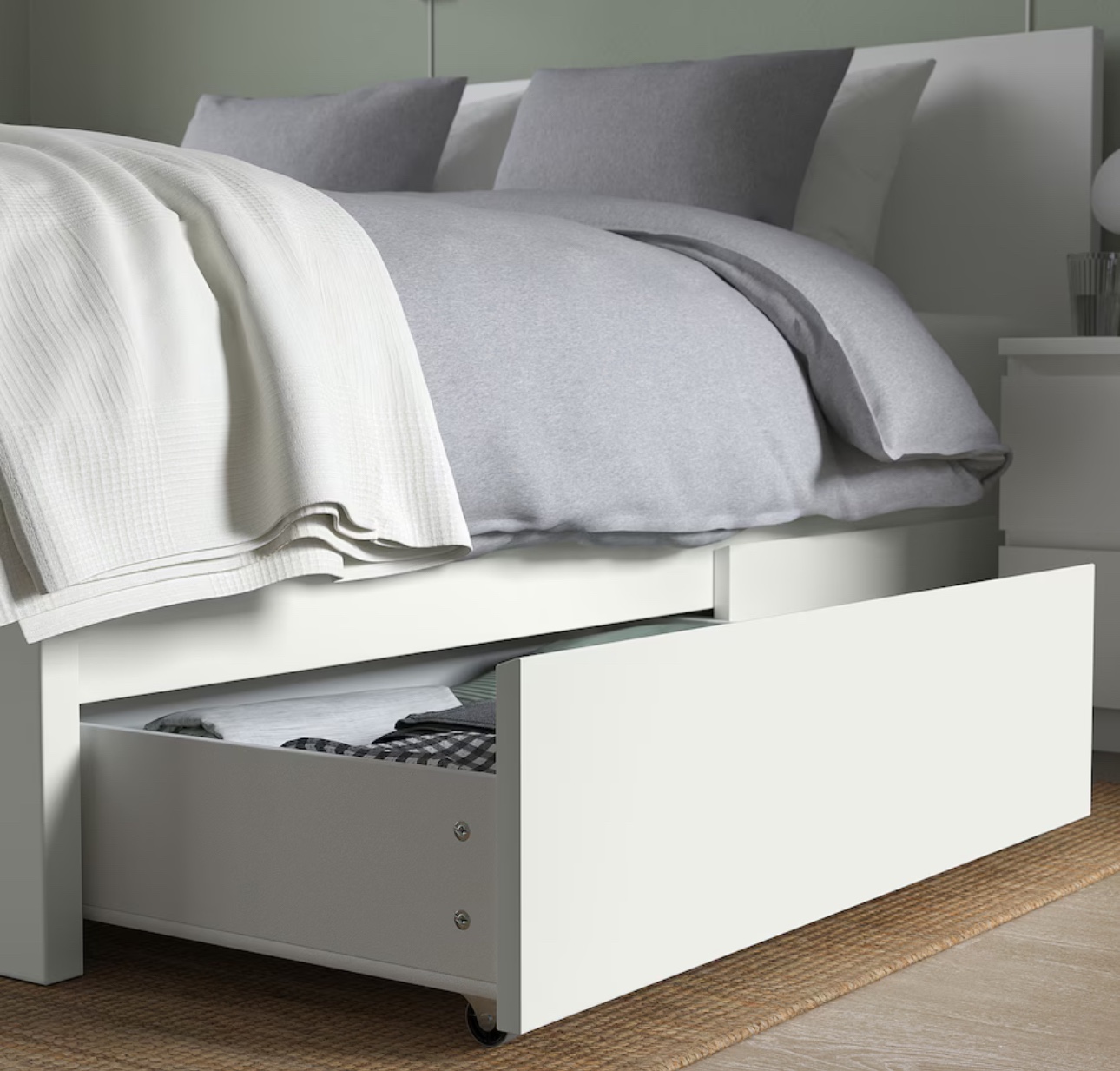 Full Size ,Excellent Condition, IKEA Malm Bed - photo 5