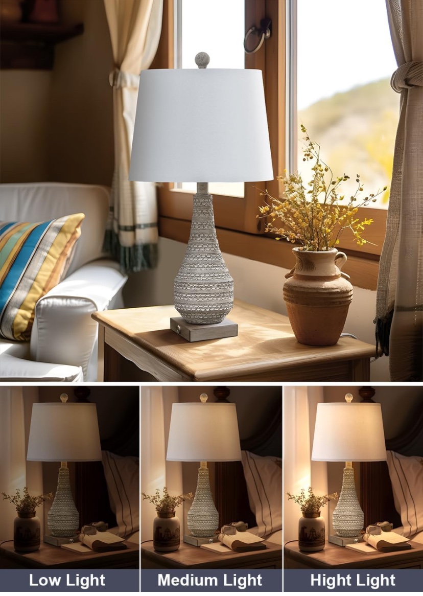 BOBOMOMO 3-Way 24.5" Table Lamps - photo 5