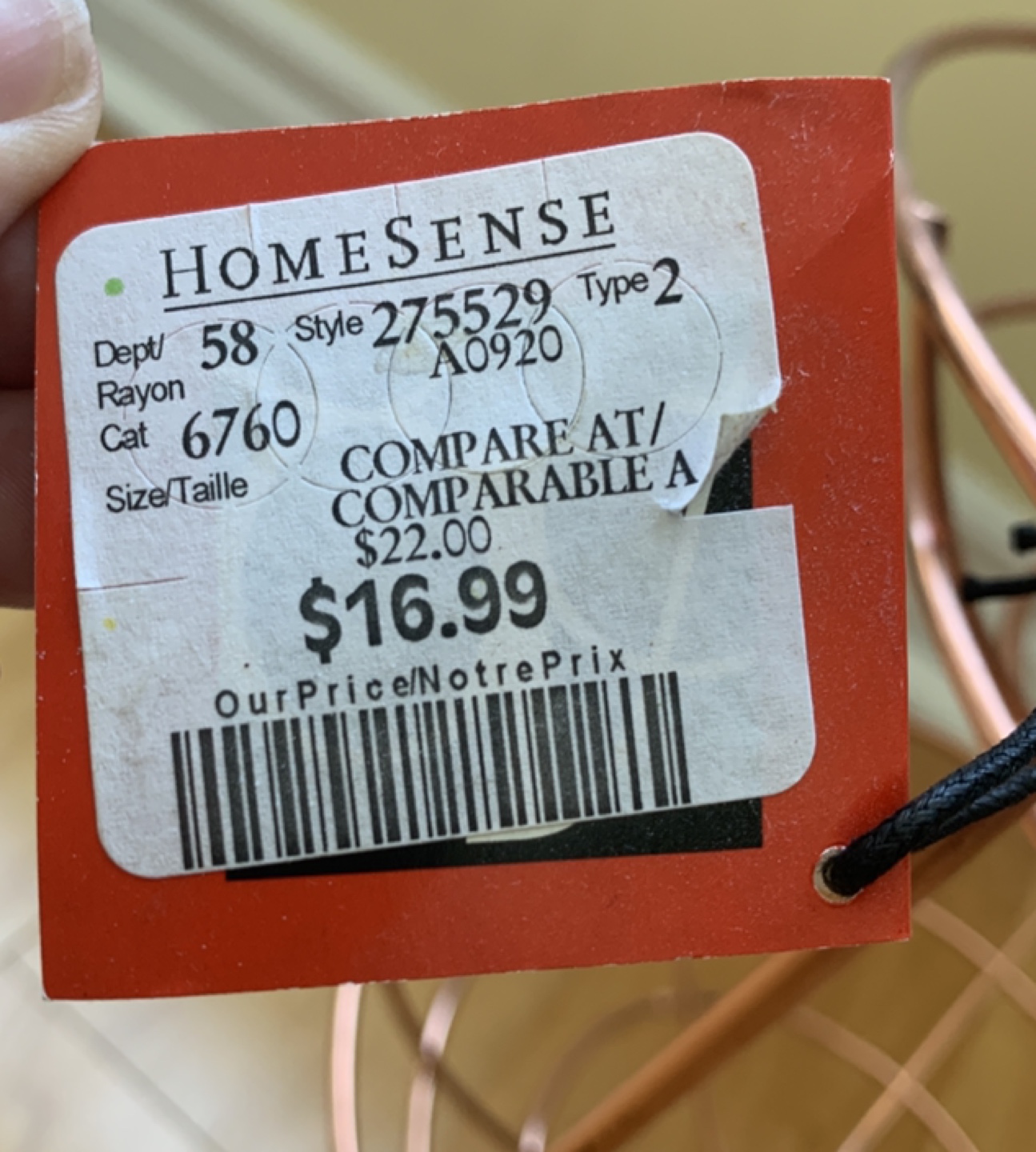 Metal two-tier basket image indicator(2)