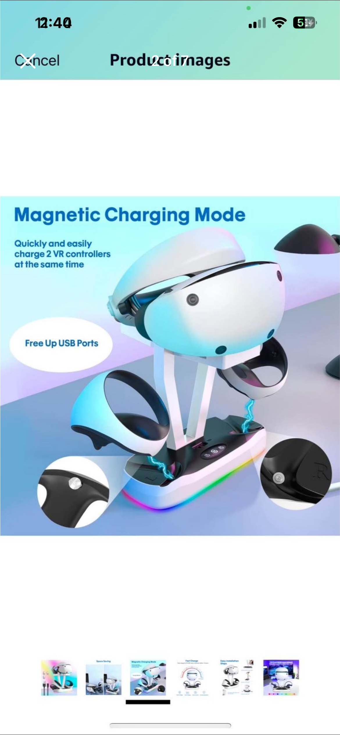PS VR2 Charging Stand - photo 3