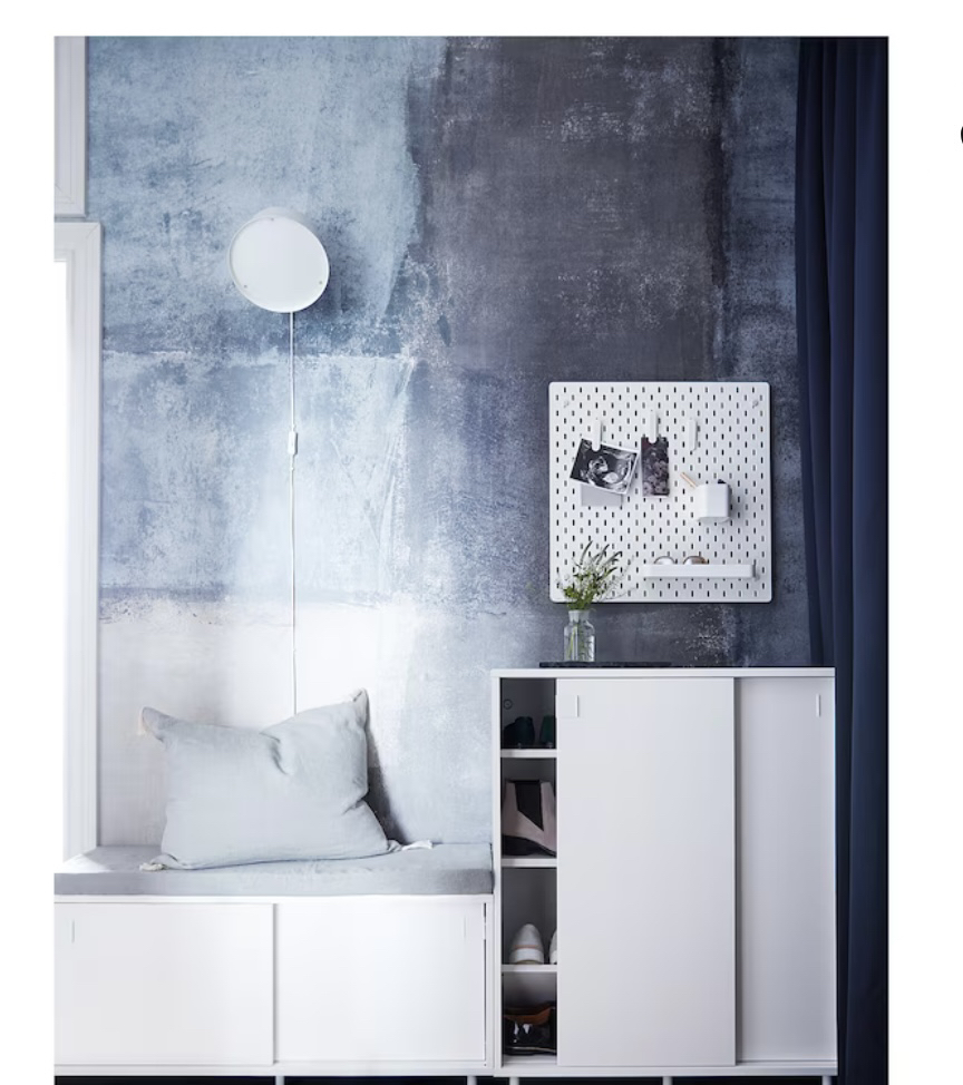 IKEA Mackapar Shoe shelf with sliding doors
