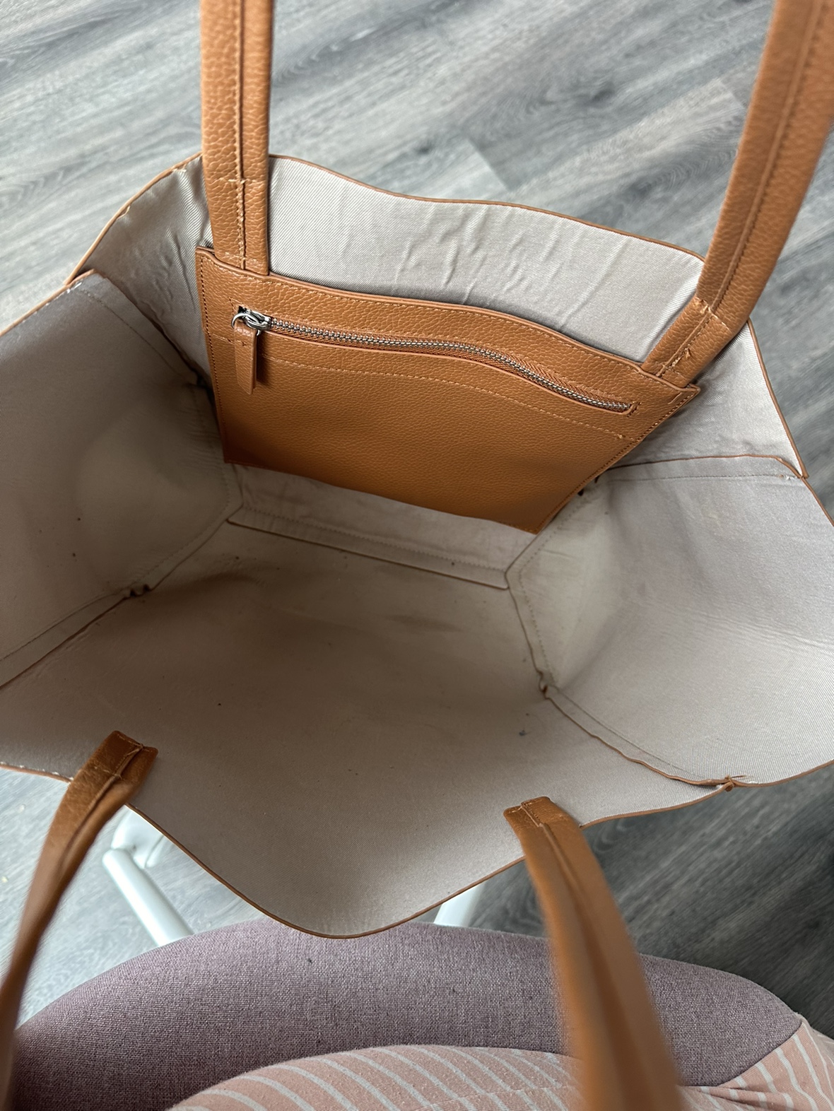 Brown tote bag - photo 3
