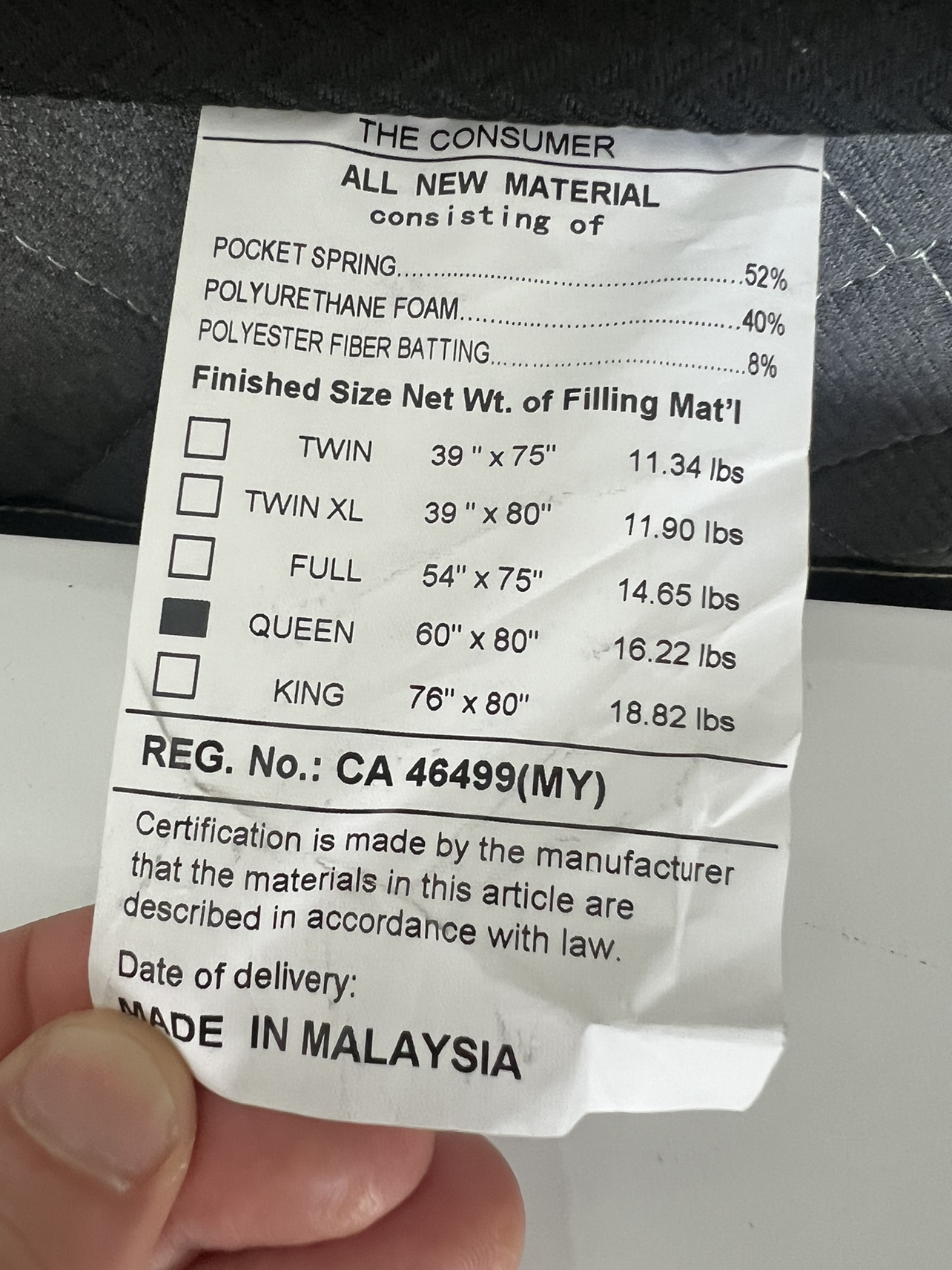 10 inch queen mattress - medium firm plus IKEA mattress topper - photo 5