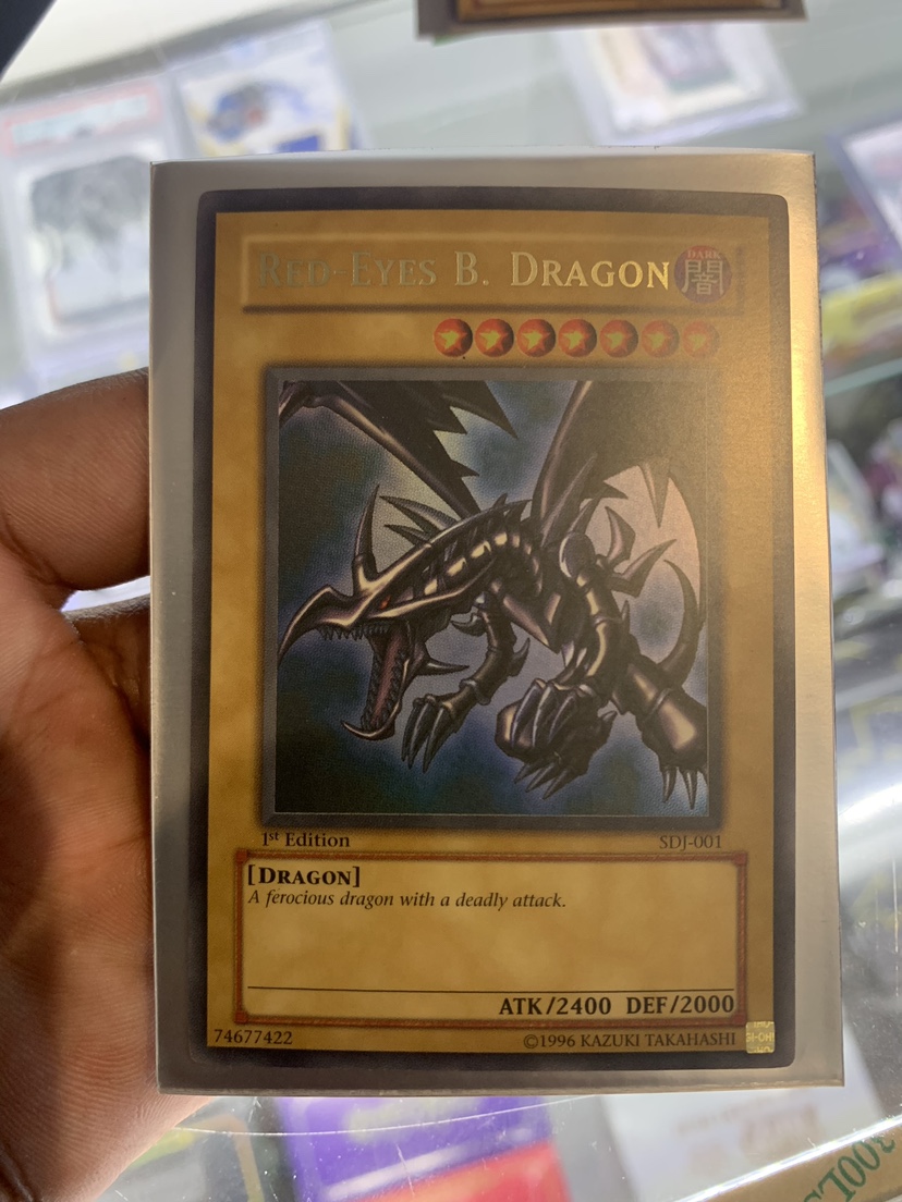 Yugioh Red Eyes Black Dragon 1st Edition