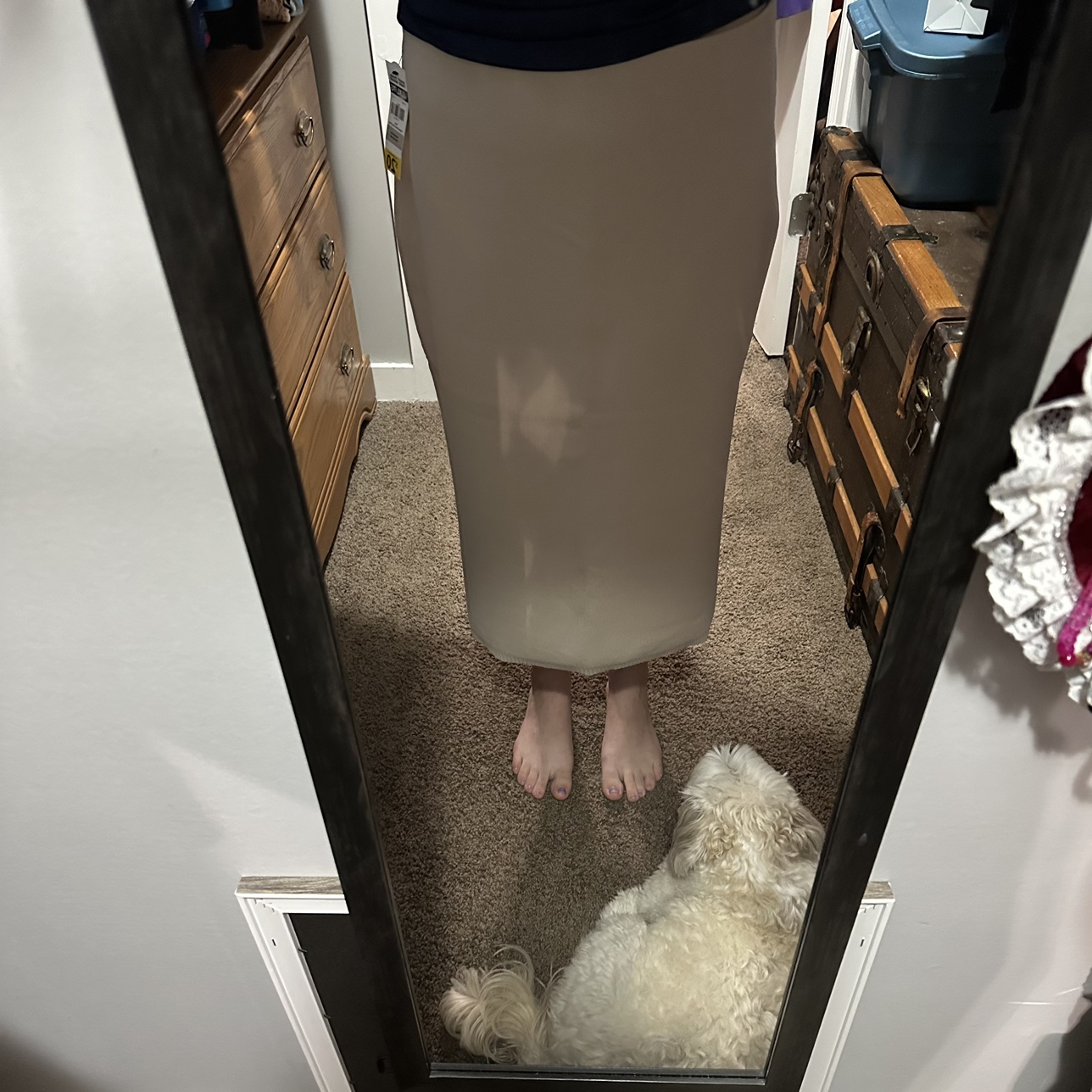 XL Limited Collection midi skirt with side cutouts - photo 5