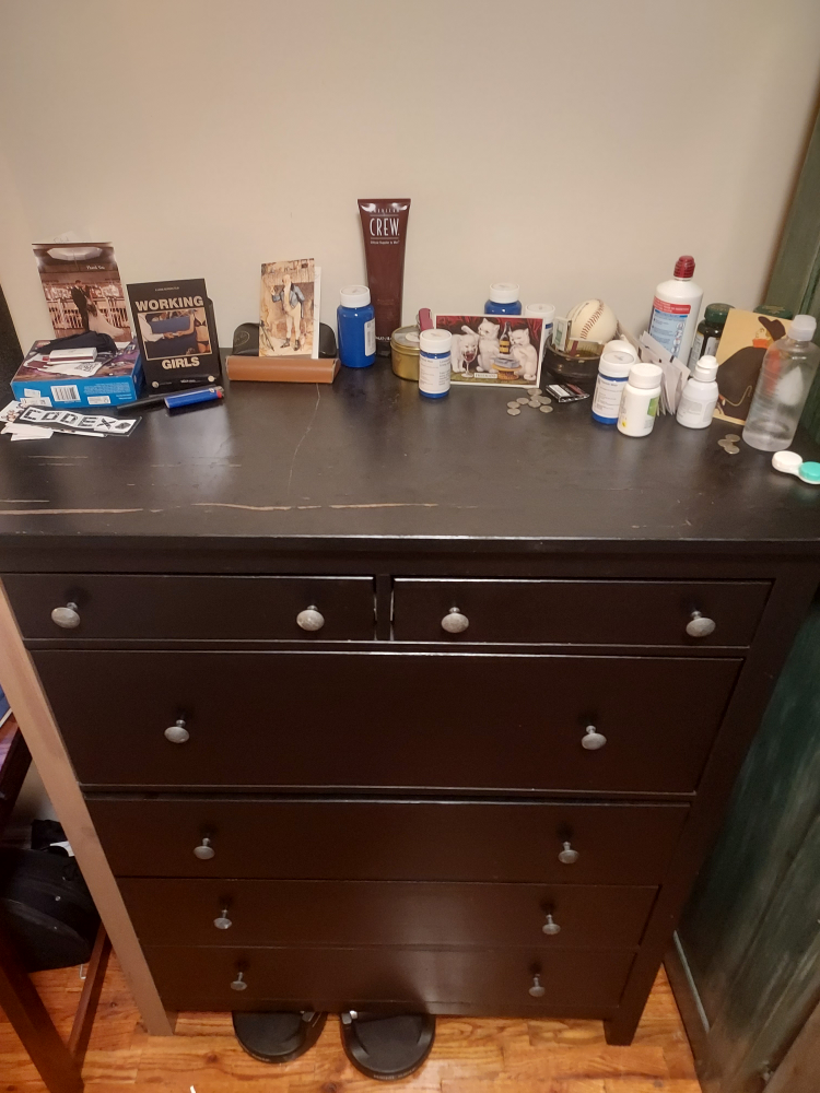 Two-Toned Large Wooden Dresser - photo 2