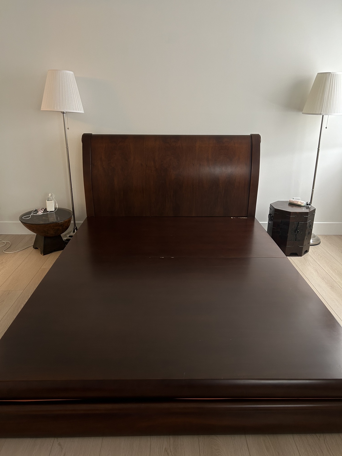 Solid Queen Bed Frame Box Sale