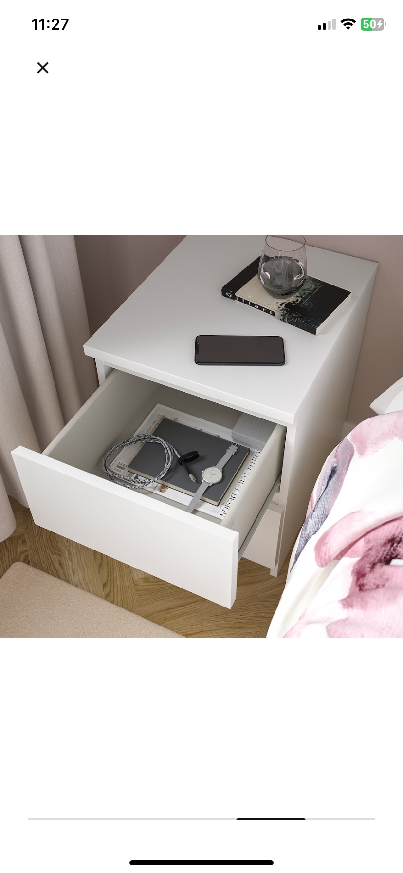 Excellent condition- IKEA MALM 2 Drawer chest - Move out sale - photo 2