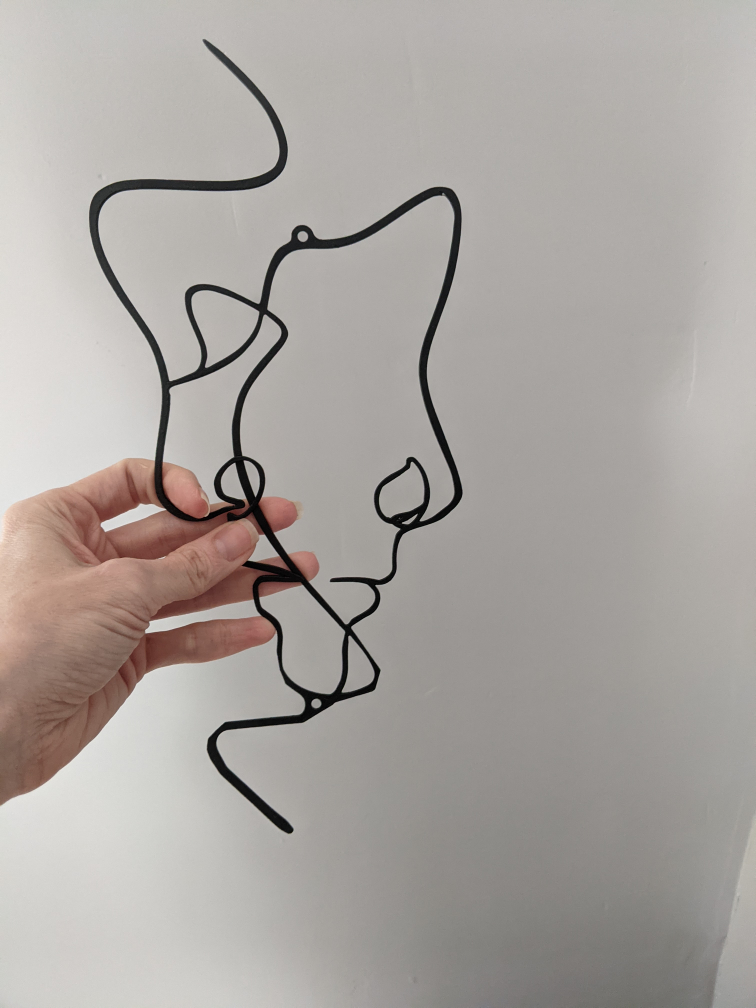 Metal wall art image indicator(3)