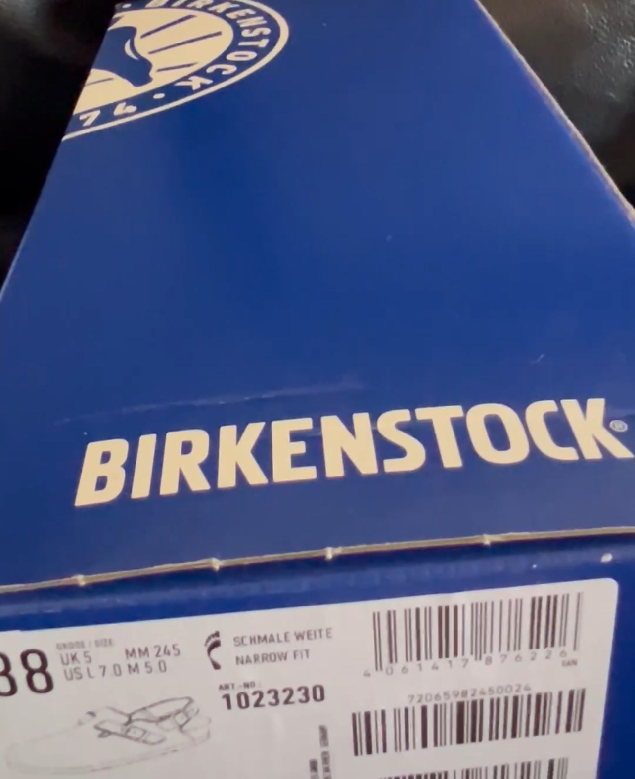 BIRKENSTOCK size EU 38- US 7-7.5, narrow fit, Brand new with box - photo 3