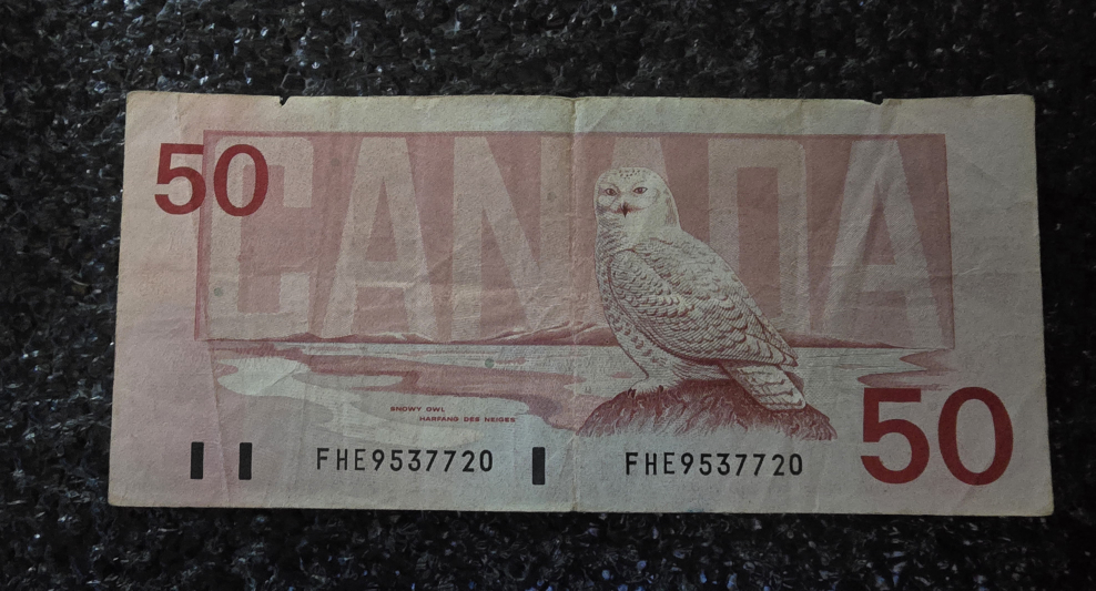 1988 Canadian $50 Bill image indicator(2)