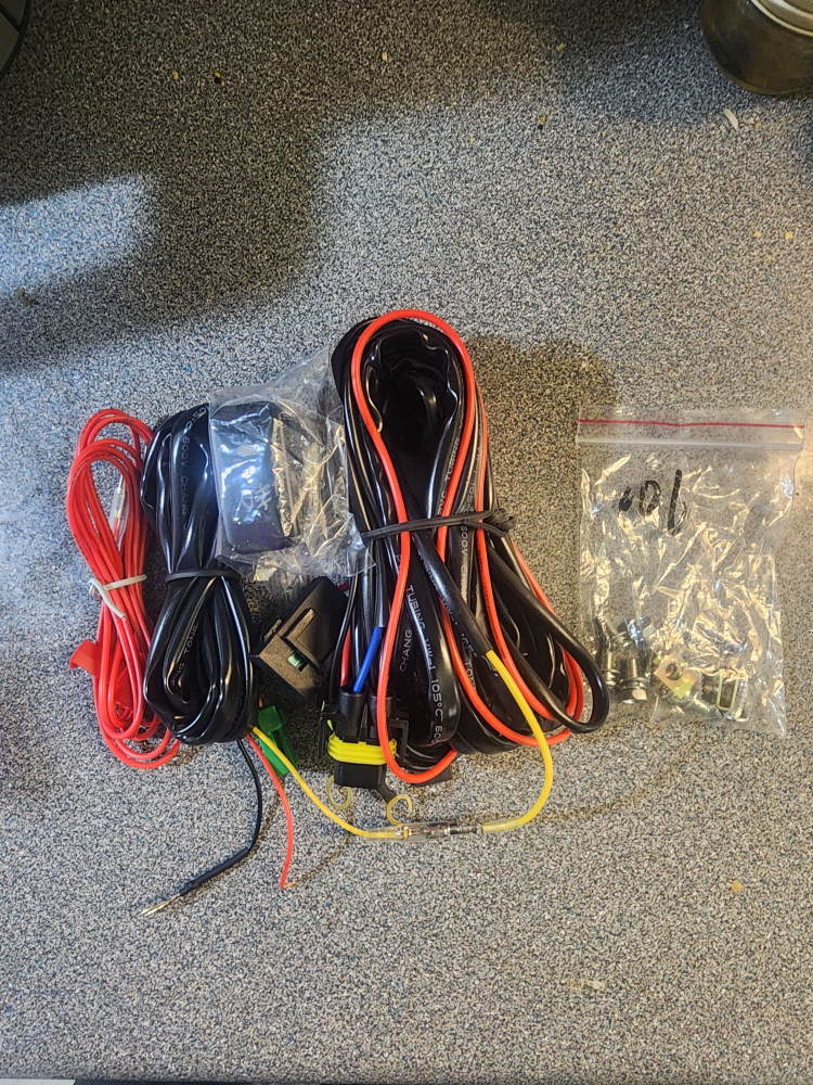 06-08 Honda Fit Front Fog light Cover + Harness + Switch