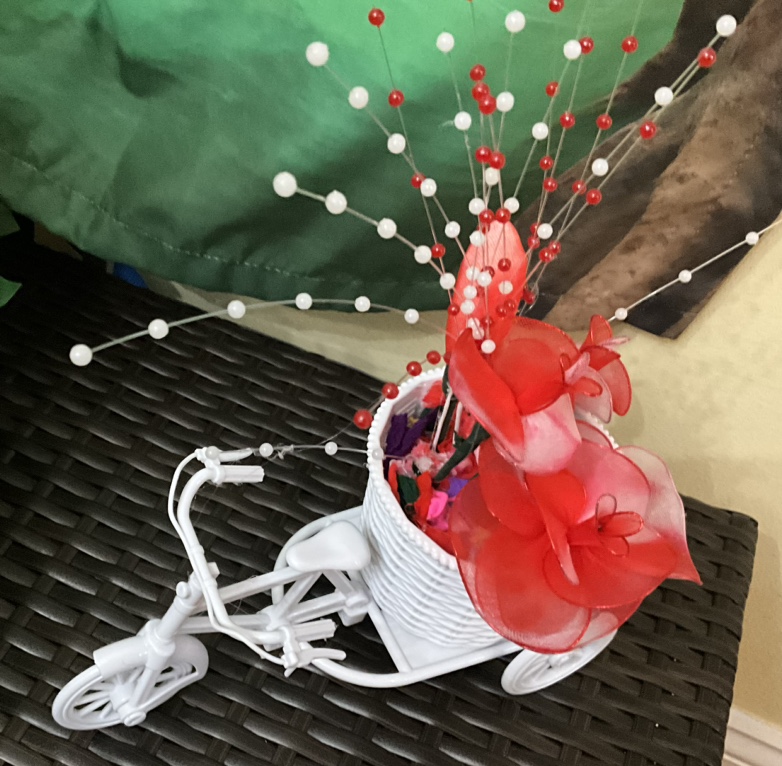 ⚽️Flowers - white tricycle ⚽️ - photo 3