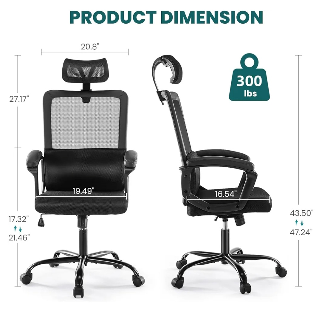 Home Office Ergonomic Rotating Desk Chair - photo 2