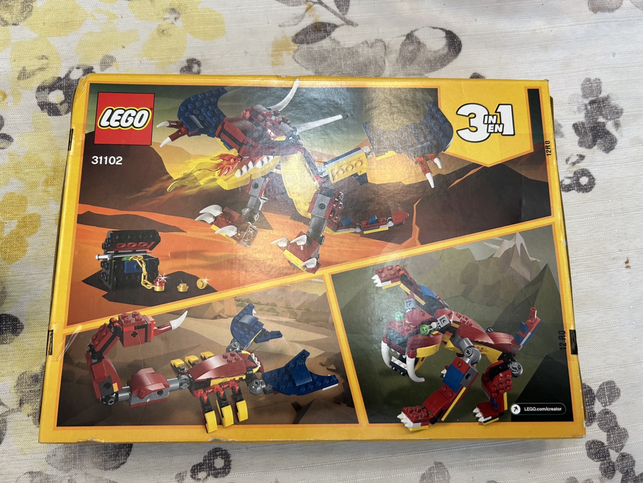 NEW LEGO Creator Fire Dragon set 31102. Still Sealed NEW image indicator(2)
