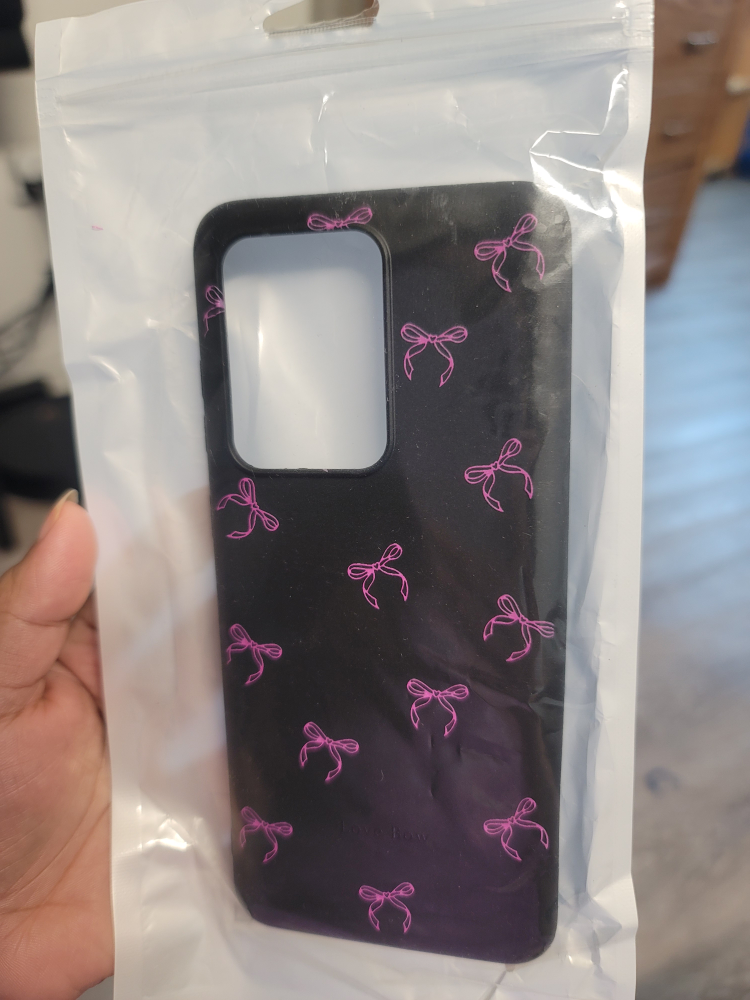 Galaxy s20 ultra phone case with pink bows