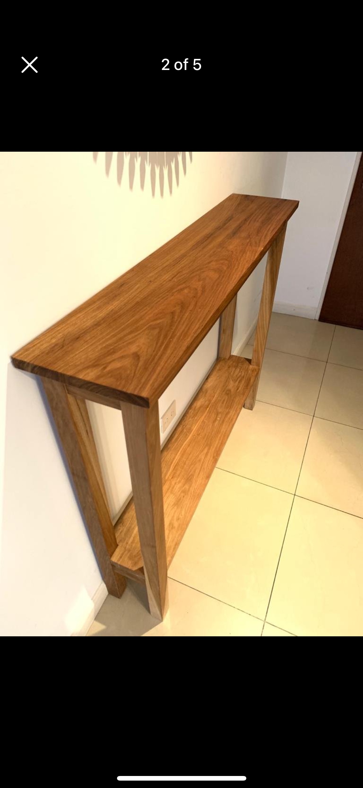 WoodenConsole table - photo 2