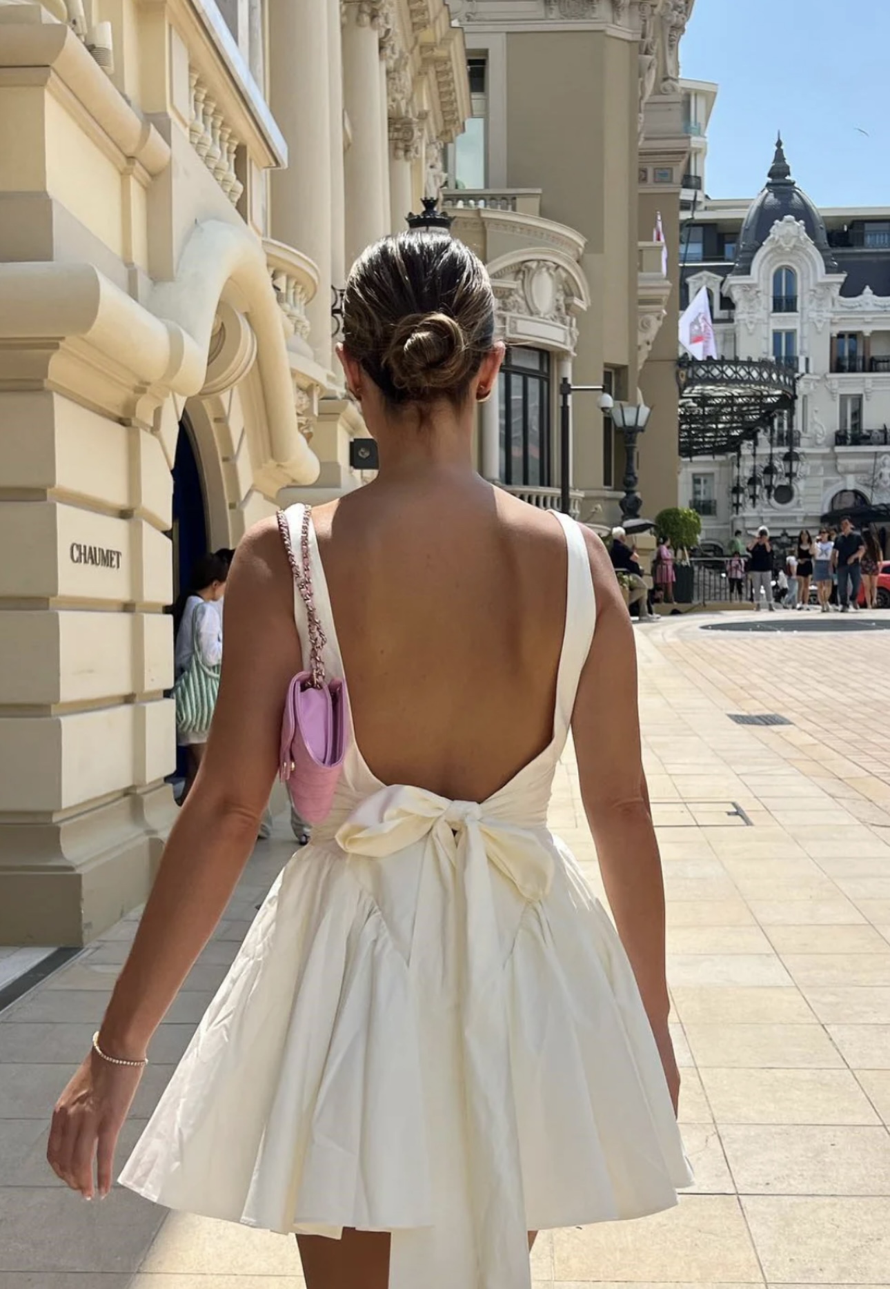 Commense Coastal Cowgirl Open Back Zippered Short Dress image indicator(3)