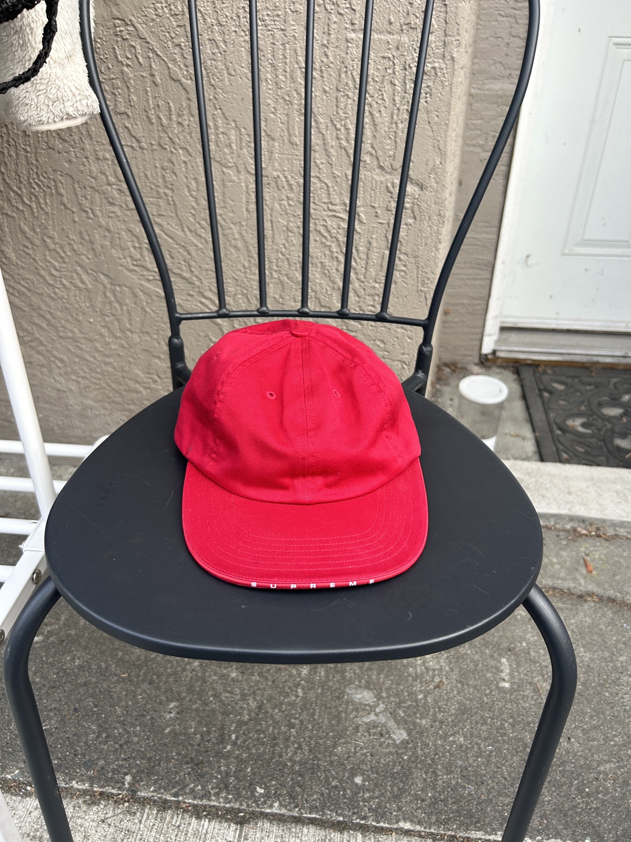 Supreme Cap with Leather Strap