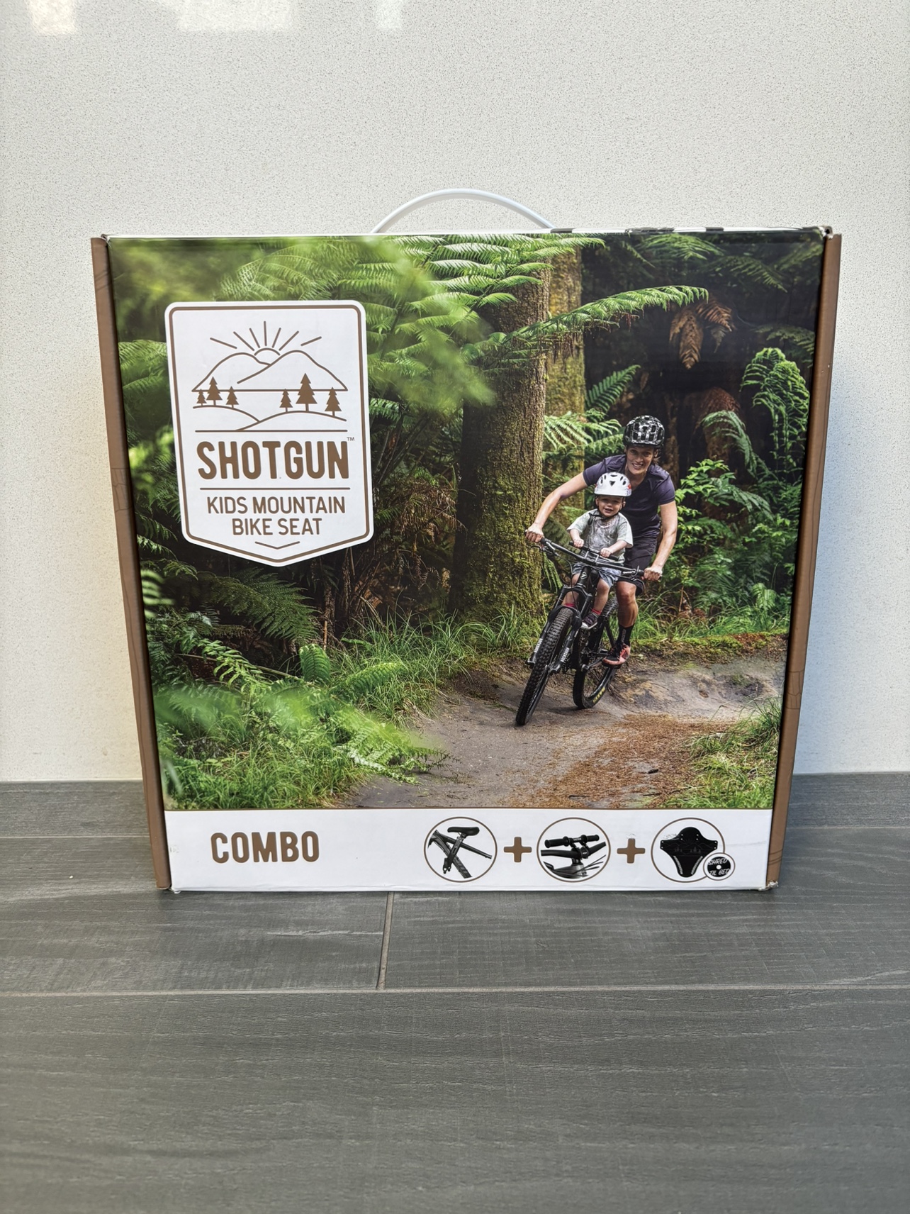 Shotgun Combo - Frame Mounted Child Bike Seat