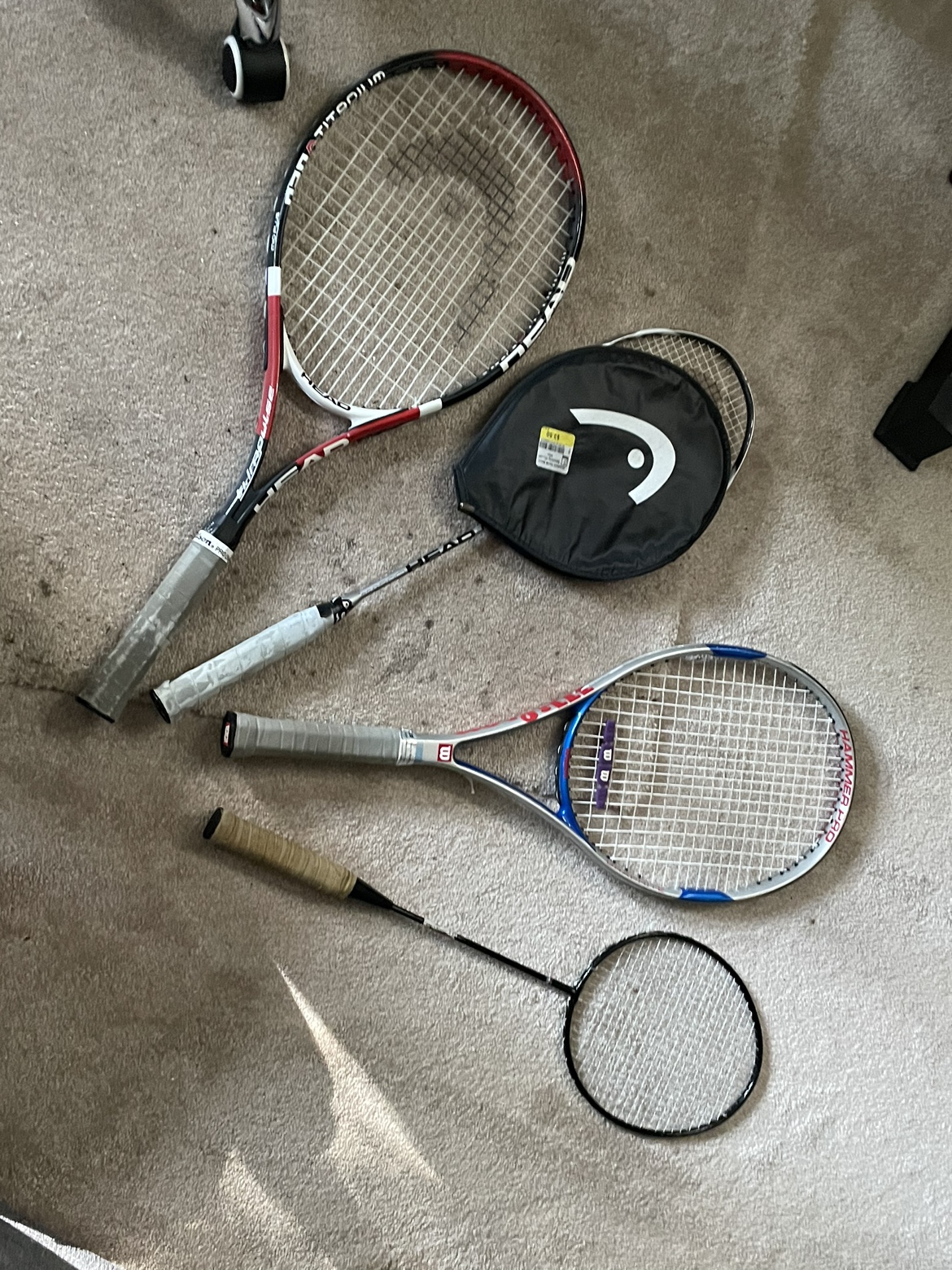 Tennis Bag with Tennis/Badminton Equipment - photo 4