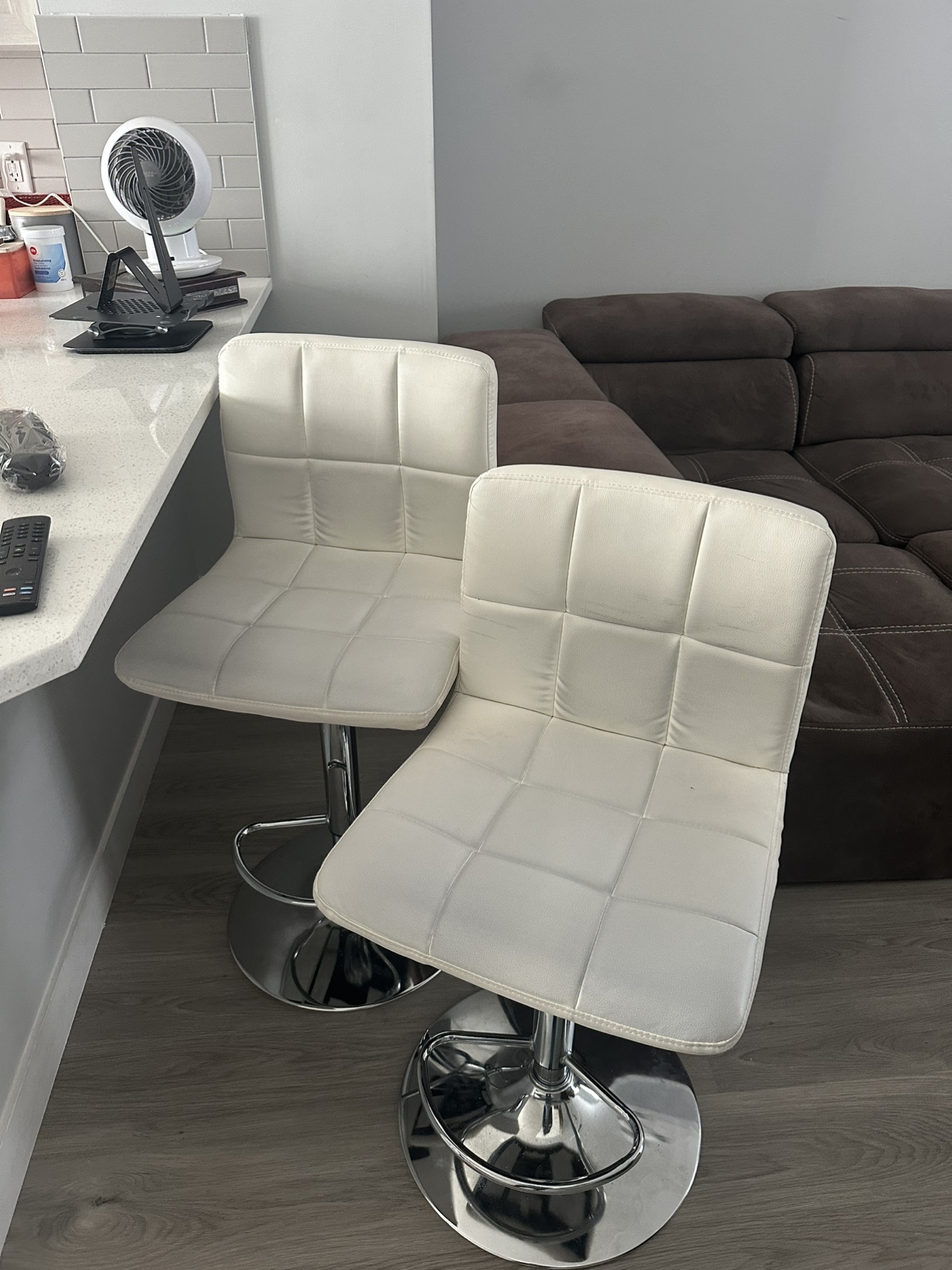 White Bar Stools