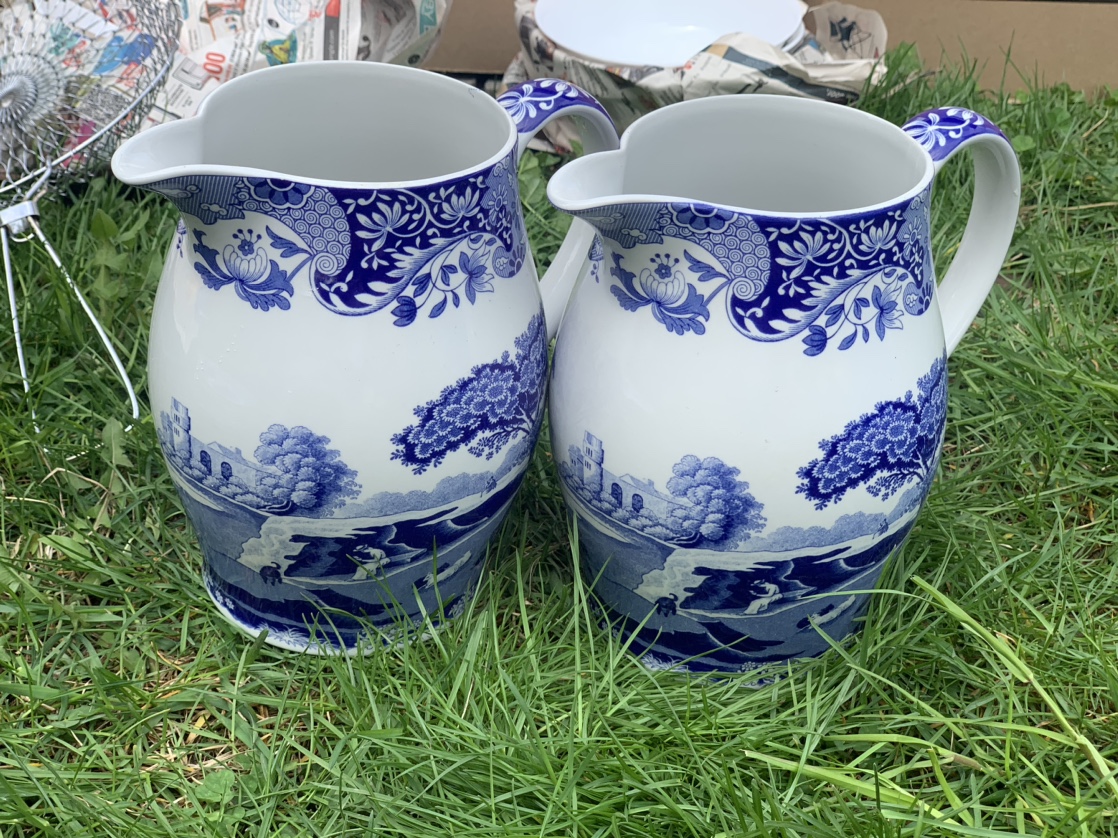 REAL Spode Pitchers - Dishwasher and Microwave Safe