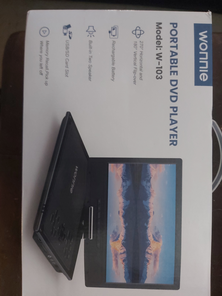 portable DVD player with car adapter thumbnail