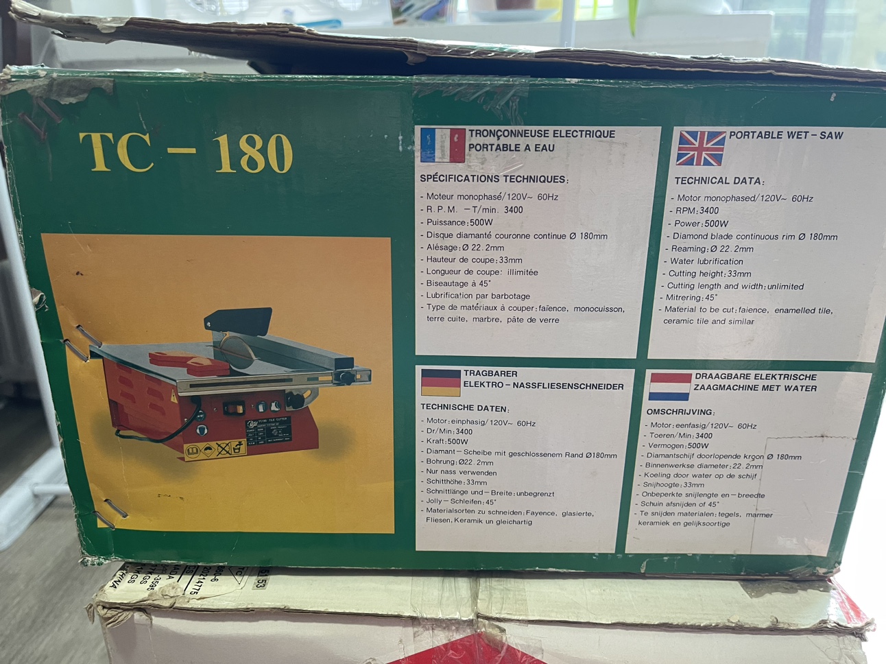 DSI Industrial TC 180 Tile Saw thumbnail