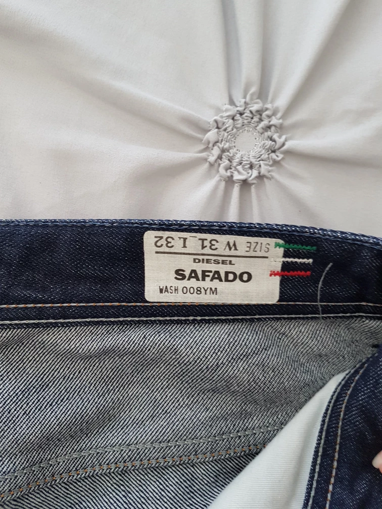 Mens Safado Diesel Straight Leg Blue Jeans image indicator(6)