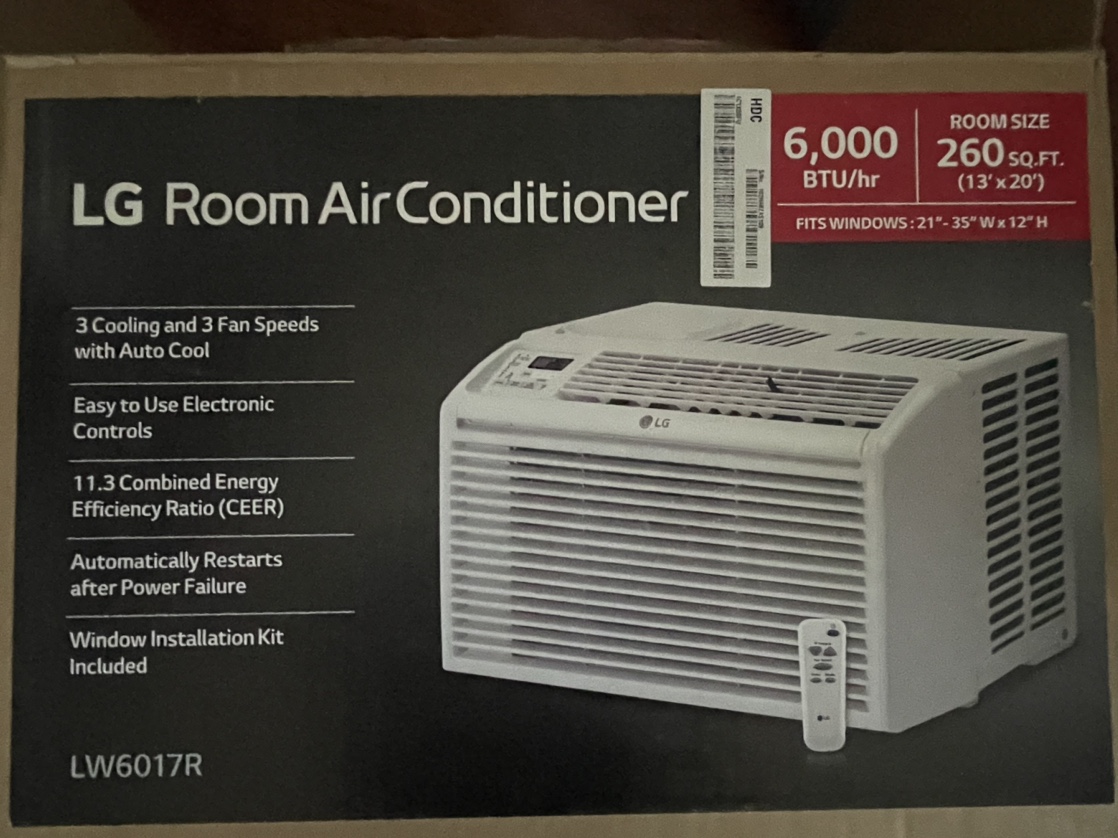 LG Air conditioner window type thumbnail