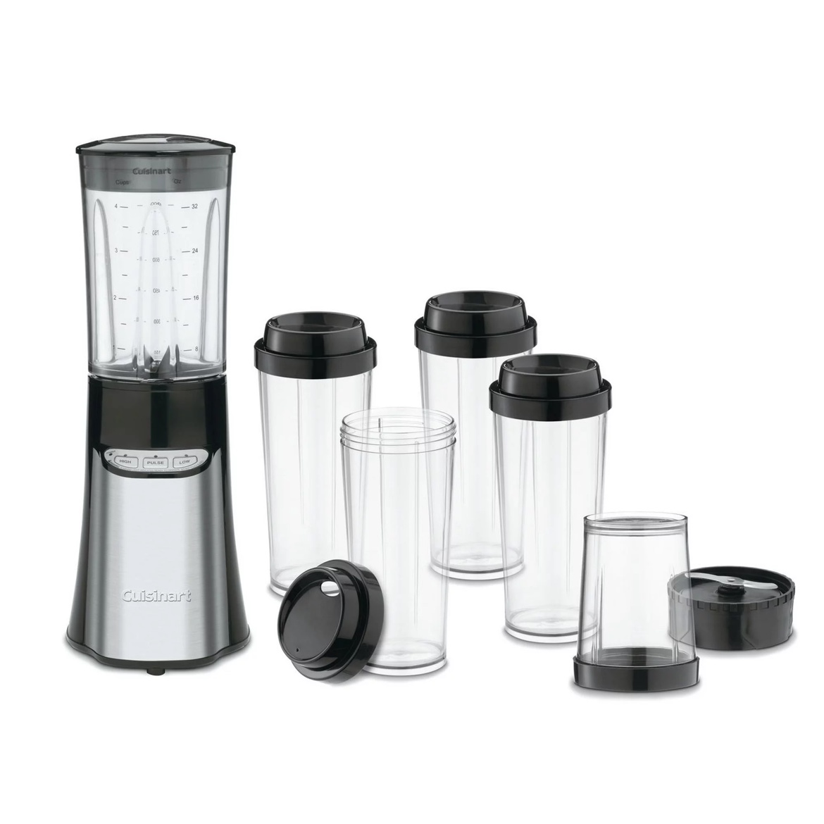 New Cuisinart 15-PIECE COMPACT PORTABLE BLENDING/CHOPPING SYSTEM
