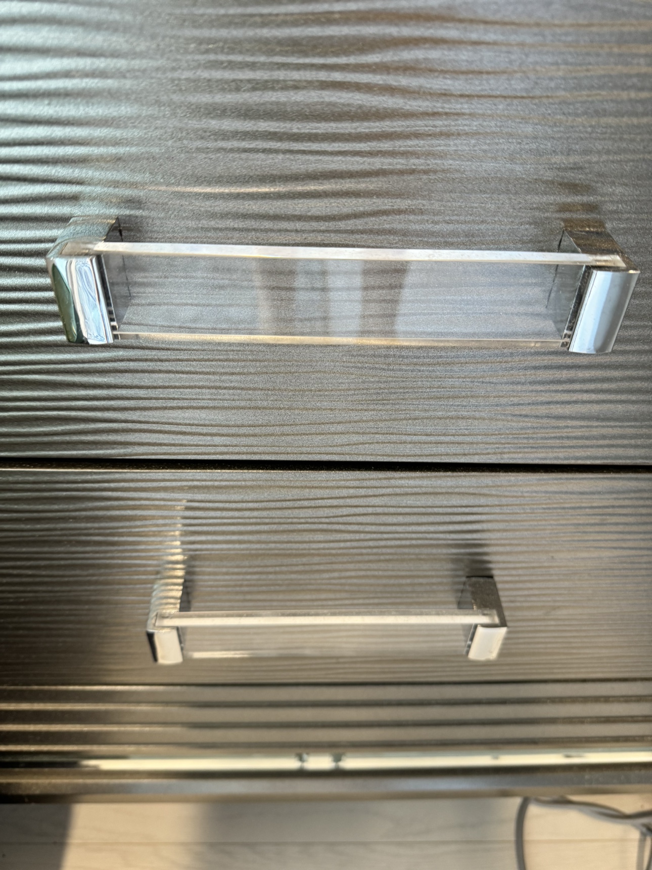 2 grey : mirrored night stands - photo 3