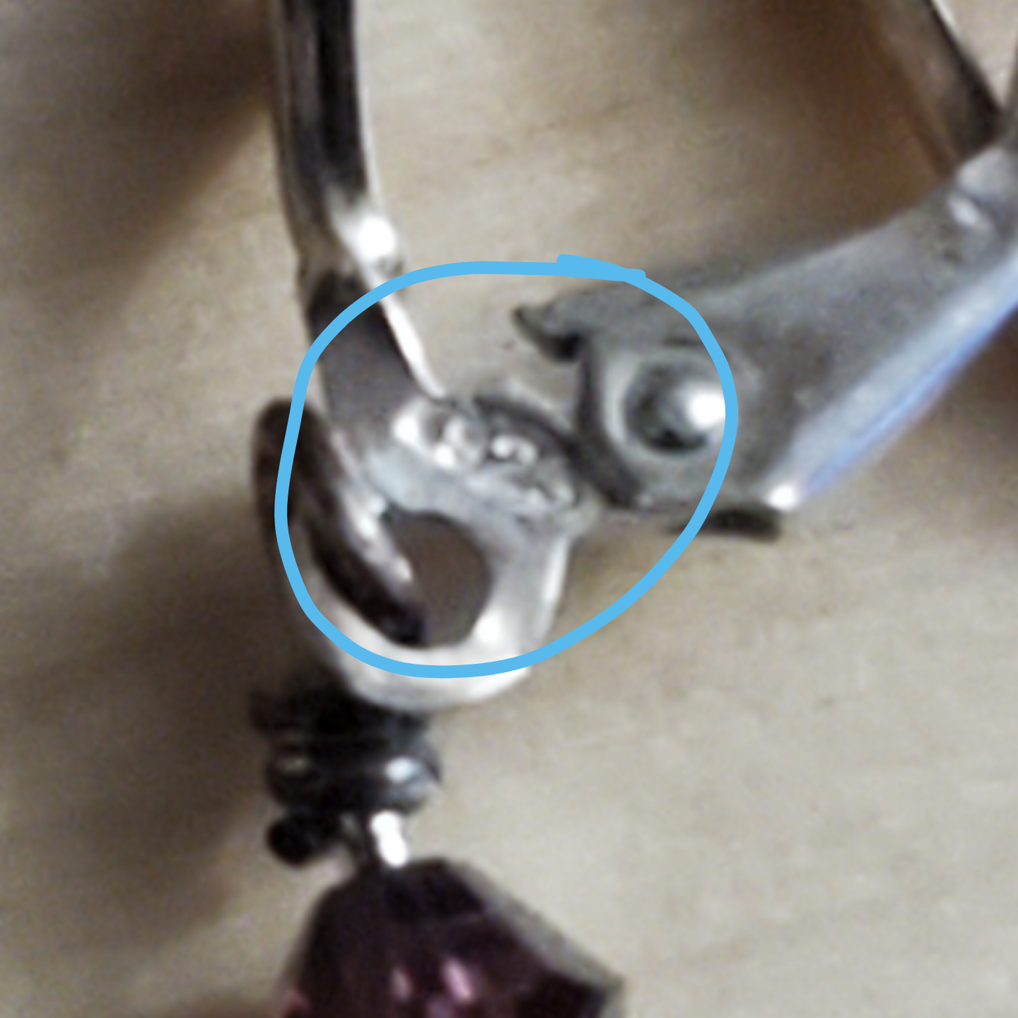 Vtg. Square Fluorite Earrings image indicator(4)