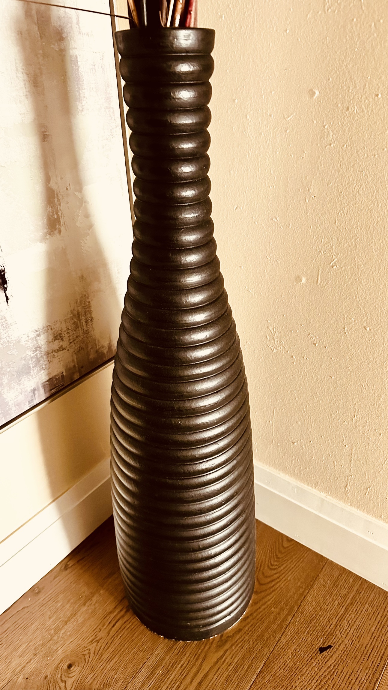 Black Rustic accent Vase - photo 2