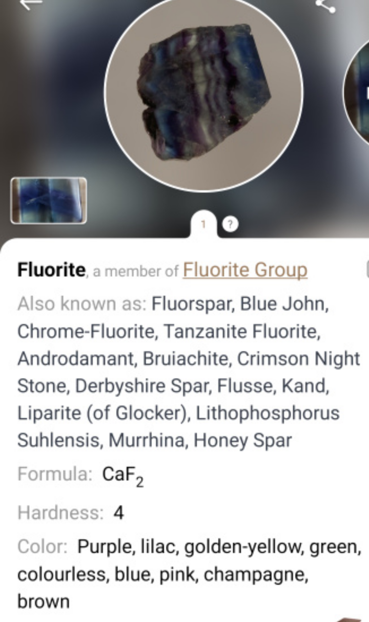 Vtg. Square Fluorite Earrings image indicator(5)