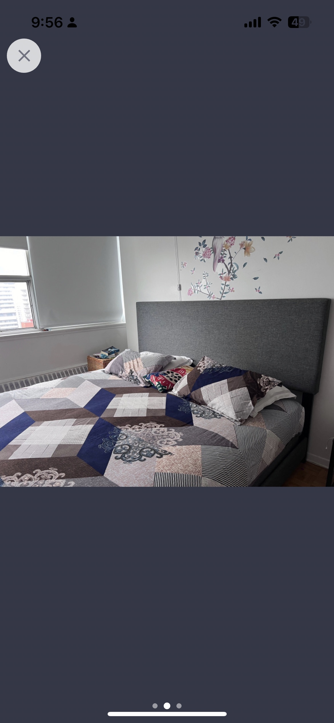 King size bed with mattress for sale - photo 2