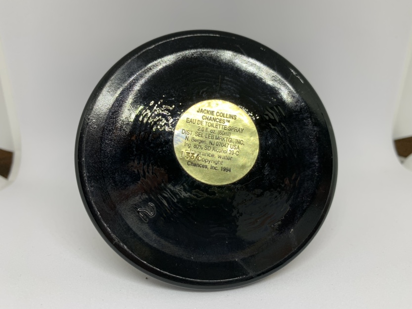 Vintage Jackie Collins Chances Eau De Toilette Spray Display. image indicator(4)